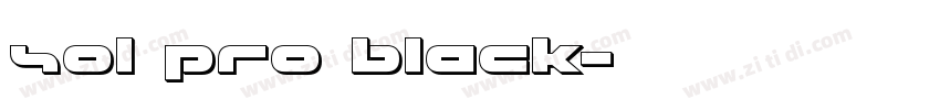 Sol Pro Black字体转换